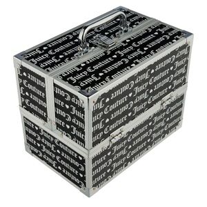 ISO: Juicy Couture Black and White Logo Cosmetic Train Case